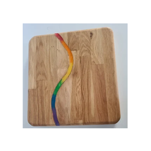 Look de créateur Blocs à découper en bois de manguier et planche à fromage en résine Prix de gros du fabricant indien - Product Image 1