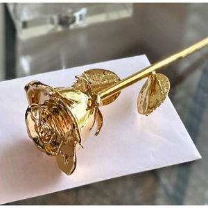 Flor Rosa real de oro de 24 quilates con caja de regalo de lujo Rosa Regalo único y romántico para el día de San Valentín Aniversario Día de la madre y bodas - Product Image 6