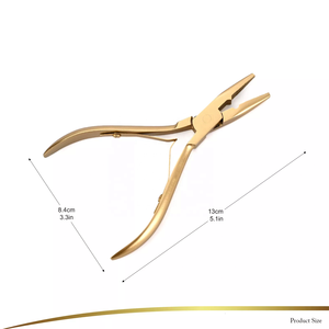 Pince à extensions de cheveux professionnelle en acier inoxydable - Product Image 2