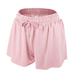 Women's Sweat Shorts With Pockets 100% Cotton Drawstring Summer Workout Casual Summer Shorts Breathable <b>fabric</b> ladies shorts - Product Image 1