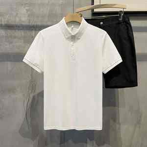 เสื้อยืดสำหรับเล่นกอล์ฟเนื้อแข็งพิมพ์ลายโลโก้100% โพลีเอสเตอร์สแปนเด็กซ์สำหรับผู้ชายและผู้หญิง - Product Image 6