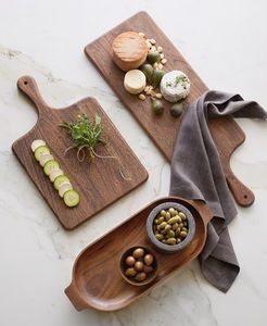 เขียงไม้อะคาเซียทำจากไม้ธรรมชาติอุปกรณ์เครื่องครัวปรับแต่งได้ - Product Image 2