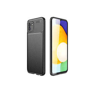 Coque arrière de protection fine et élégante pour Samsung Galaxy A03, en silicone noir - Product Image 1