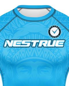 Long Sleeve Mens BJJ MMA <b>Compression</b> <b>Shirt</b> Rashguard UPF50 Anti-Bacterial OEM Customizable - Product Image 5