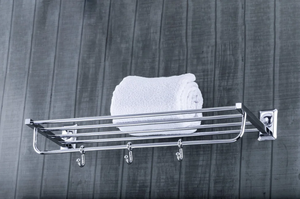 ราวแขวนผ้าขนหนูติดผนัง ดีไซน์ทันสมัย ผลิตจากสแตนเลสคุณภาพสูง ชุบโครเมียม ฟังก์ชั่นหลากหลาย ขายส่งโดยตรง - Product Image 2