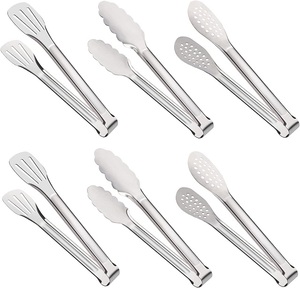 ที่คีบอาหารโลหะสำหรับเสิร์ฟอาหาร2ชิ้น,ที่คีบอาหารสำหรับงานปาร์ตี้บุฟเฟ่ต์รูปทรงหวีมีสไตล์ใหม่ - Product Image 5