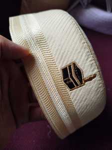 Vente en gros Musulman Hommes Kufi Chapeau AMN102 Omani Style Crâne Cap Bonnet Islam Prière Chapeaux (52,54,56,58cm couleur personnalisée) de BD - Product Image 3