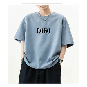 Prix d'usine OEM Impression de logo personnalisé 100% coton T-shirts pour hommes Motif solide en vrac Vêtements du Pakistan Fabricant de t-shirts - Product Image 2