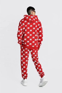 Streetwear pulls à capuche survêtements pour hommes sweat à capuche imprimé bouffant personnalisé 500gsm sweat à capuche lourd lavé vêtements de créateur pour hommes - Product Image 5