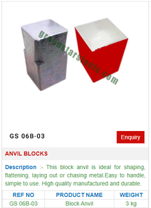 Blocs enclume GS 06B-03 pour outils de bijoux-outils de bijoux - Product Image 2