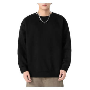 เสื้อกันหนาวผ้าฟลีซผ้าฝ้ายโพลีเอสเตอร์สำหรับผู้ชายปรับแต่งได้เสื้อสเวตเชิ้ตคอกลมแขนยาวลำลองแบบถักสำหรับฤดูใบไม้ร่วง - Product Image 1