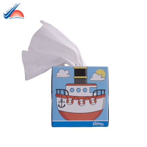 Caja de pañuelos impresa personalizada | Caja de papel tisú facial desechable para uso en el hogar, hotel, oficina, automóvil - Product Image 2