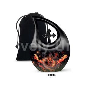 Hot Sale Tear Drop Dragon Master Cremation Adult Urn for Human Ashes Decorative Cross Funeral Urn With Free <b>Velvet</b> <b>Bag</b> - Product Image 3
