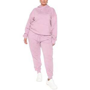 Chándal de dos piezas para mujer, jersey con capucha y pantalón largo - Product Image 3