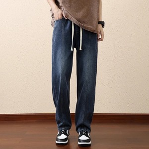 กางเกงยีนส์ทรงหลวมลำลองแนวสตรีทสำหรับผู้ชายกางเกงขากว้างแนวฮิปฮอปแฟชั่นเกาหลีสำหรับคู่รักใหม่2025 - Product Image 5