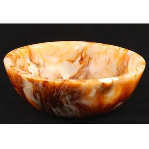 Cuencos de ensalada de resina de Color de cuerno hechos a mano más vendidos, vajilla decorativa de Navidad en remolino, juego de vajilla, cuencos de fruta de resina de flujo - Product Image 1