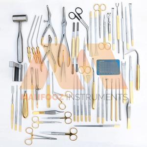 ชุดเครื่องมือผ่าตัดเสริมจมูกและศัลยกรรมตกแต่ง 50 ชิ้น - Product Image 1