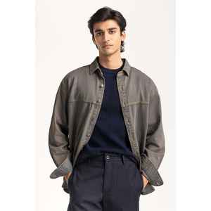 MN-DNCS-WS24-004 Abrigo de lana con botones decorativos, relleno de algodón, elegante prenda exterior - Product Image 1