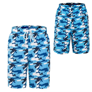 Short décontracté en polyester de couleur unie pour hommes séchage rapide entraînement à l'humidité conception personnalisée bas quantité minimale de commande 100% coton écologique - Product Image 3