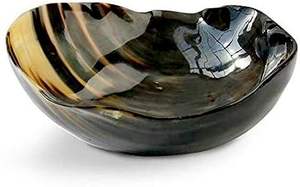 DESIGNED HANDMADE HIGH QUALITY HIGH POLISHED NATURAL COLOR CLASSIC STYLE CUSTOMIZABLE HORN <b>BOWL</b> Kitchenware for Serving Soup - Product Image 3
