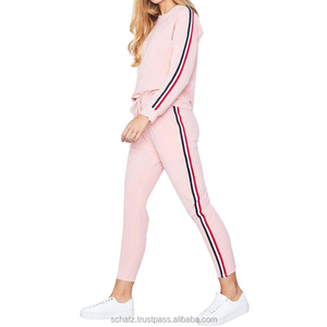 Chándal de mujer al por mayor, chándal informal de mujer suave y transpirable de alta calidad con logotipo personalizado - Product Image 2