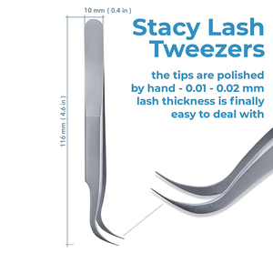 Pinzas para pestañas de cejas de acero inoxidable personalizadas de alta calidad para maquillaje pinzas para cejas con embalaje - Product Image 4