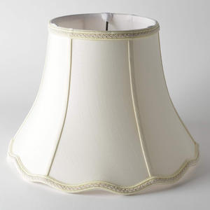 Abat-jour cloche en lin moderne, couverture de lumière ronde à la mode avec étiquette personnalisée, vente en gros, prix chaud, impression personnalisée, coupe et couture - Product Image 5