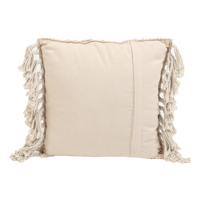 Housses de coussin lombaires artisanales en coton naturel, style bohème, motif floral vintage, portable, lavable, nouées, pour festival