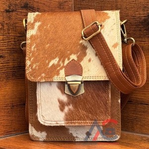 กระเป๋าสะพายพาดลำตัวหนังแท้สำหรับผู้หญิงกระเป๋าสะพายหนังแท้ดีไซน์หรูสินค้ามาใหม่ - Product Image 1