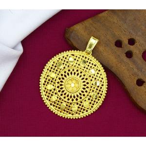 Pendentif breloques dubai indien à la mode plaqué or pendentif ensemble de bijoux de mode bijoux pendentif - Product Image 1