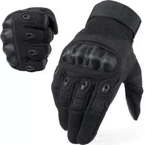 Gants tactiques de moto à articulation dure de haute qualité Gants d'écran tactile robustes de combat avec doigt complet avec logo personnalisé - Product Image 1