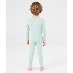 Conjunto de Pijama de Bambú Suave para Niños Pequeños, Top y Pantalones de Tela Tejida, Tallas 2T-6Y - Product Image 5