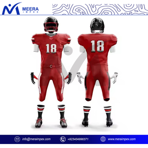 Venta caliente de calidad superior uniforme de fútbol americano telas suaves Impresión de transferencia de calor camiseta de fútbol americano para hombres - Product Image 4