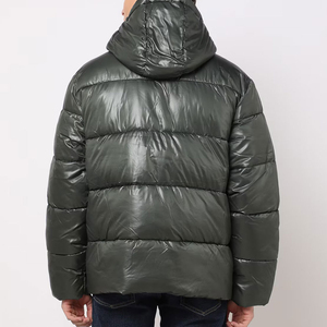 <b>New</b> Arrival Coated Sheep <b>Skin</b> Winter Puffer Jacket High Street Style Waterproof Windproof Breathable Hooded Attractive Color - Product Image 3