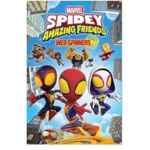 Póster moderno de Marvel Spidey y sus increíbles amigos, Web-Spinners en lienzo para decoraciones de cumpleaños - Product Image 3