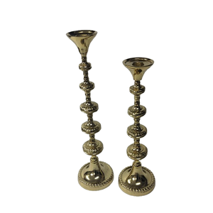 Candelero de Metal moderno de alta calidad, candelabro cónico de múltiples diseños personalizados para decoración del hogar y otras ocasiones - Product Image 1