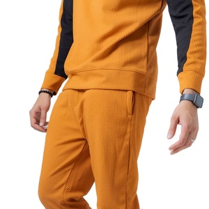 Conjunto Deportivo Cómodo para Hombre, Sudadera con Cuello Redondo y Pantalones Jogger, Mangas Largas, Traje Deportivo Sólido para Hombre 2026 - Product Image 2