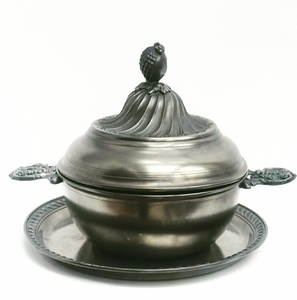 หม้อต้มซุปอลูมิเนียมแบบดั้งเดิมที่มีดีไซน์โลหะตอกเพิ่มความสง่างามให้กับการจัดวางโต๊ะใดๆราคาขายส่ง - Product Image 3