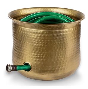 Le design le plus tendance du jardin utilisé Uose Pot pour le service de jardin Décoration de luxe de qualité supérieure Pot en métal pour tuyau d'arrosage à vendre - Product Image 5