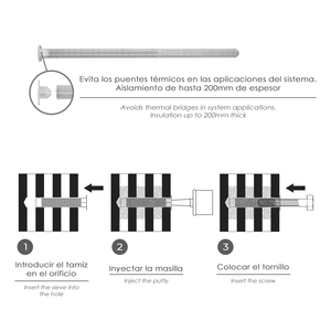 Coltello Aspen Panero con Lama in Acciaio Inossidabile 19 cm. Nero - Product Image 3