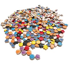 PLOMA - Mini Azulejos de Cerámica para Mosaico, 6-10 mm, Mezcla de Formas y Colores, 200 g, Modernos, Ecológicos, Resistentes al Agua, Acabado Brillante, 1 Año de Garantía - Product Image 6