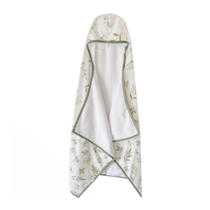 Poncho con capucha de lana de algodón suave blanco personalizable de calidad superior Toalla de baño de muselina Recién nacido Transpirable Excelente agua - Product Image 4
