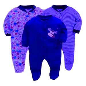 Traje de cuerpo infantil de Algodón 100% con cierre de botón a presión para niñas - Product Image 6