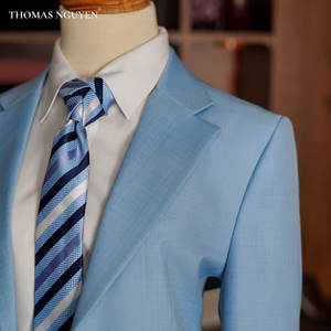 Luxury Tailored Energetic Blue Women's Two-Piece Suit | Feminine Collection | Made in Vietnam - Product Image 2