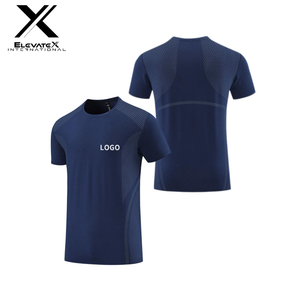 Camiseta Deportiva Personalizada al por Mayor para Hombre, 100% Microfibra, Secado Rápido, Transpirable, Estampada, Manga Corta, Corte Regular, para Gimnasio y Running - Product Image 3