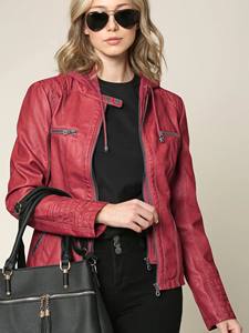 GAF Femmes 2024 Automne Nouvelle veste ample en cuir Manteau à manches longues Femme Vêtements d'extérieur Chemise pour femmes - Product Image 2