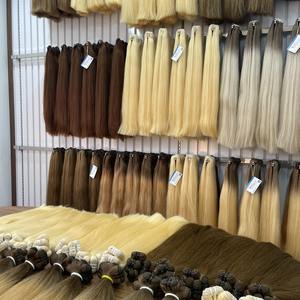 Venta al por mayor Extensiones de cabello vietnamita doble dibujado cutícula alineada todo color Extensiones de cabello de la trama de la máquina Extensiones de cabello humano - Product Image 3