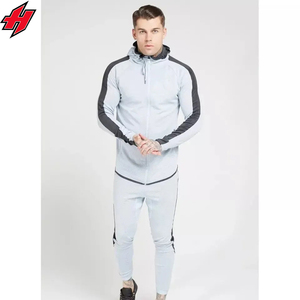 Ensemble d'entraînement surdimensionné 2 pièces unisexe pantalon à capuche avec logo personnalisé survêtements respirants de grande taille pour la saison d'automne vente en gros - Product Image 4