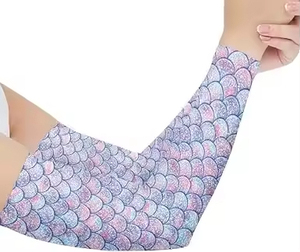 Mangas de brazo transpirables con corte sin costuras, tela elástica y comodidad de secado rápido para gimnasio, correr y mangas de brazo de ciclismo - Product Image 2