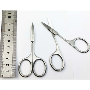 Nouveaux ciseaux à cuticules professionnels en acier inoxydable manucure Action de ressort Extra Sharp Micro droite Durable Nail Art - Product Image 4